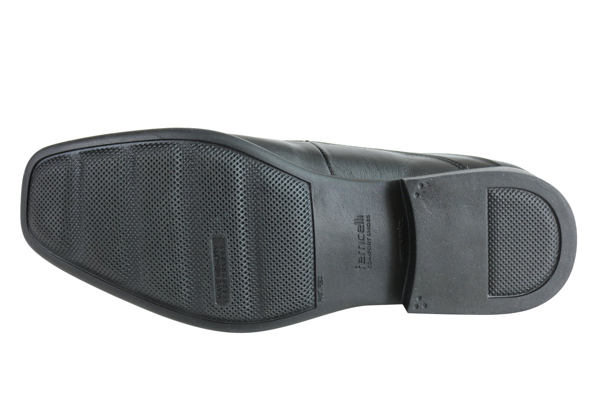 Ferricelli Adam Men's Wave Memory Comfort Technology Dress Shoes - Stylish & Supportive for Work, Weddings & Formal Events
