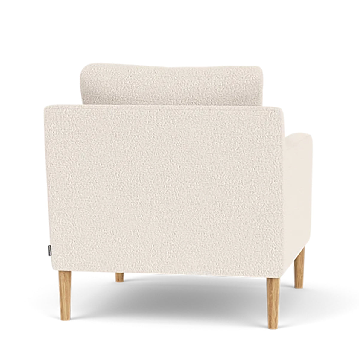 Astha Boucle Armchair - Modern Velvet Accent Chair for Living Room, Bedroom & Office - Soft Upholstered Lounge Chair with Solid Wood Legs - Stylish Home Decor for Cozy Reading Nook & Relaxation