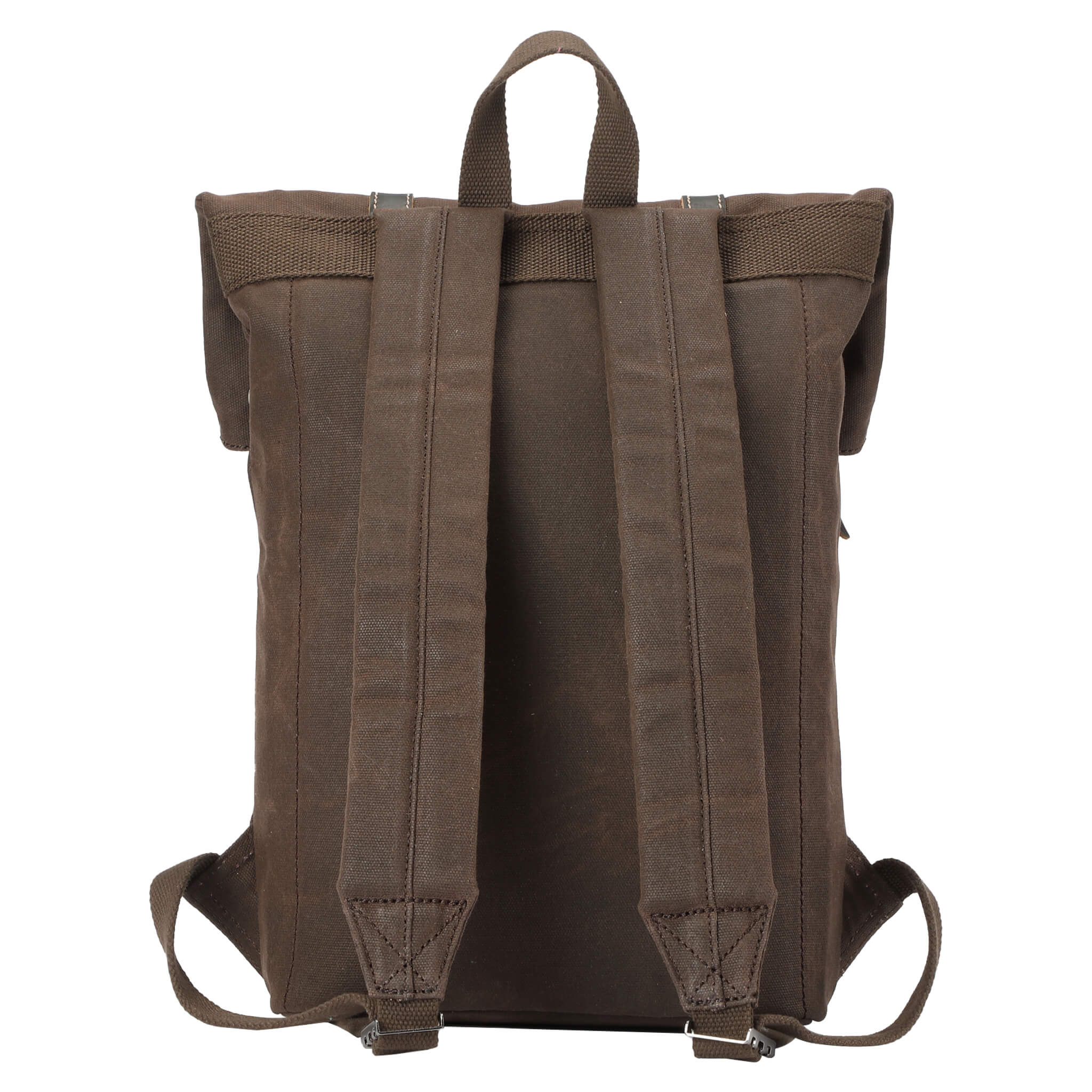 Troop London Heritage Small Canvas Backpack - Vintage Style Lightweight Daypack for Men & Women - Perfect for Travel, Hiking, School and Everyday Use