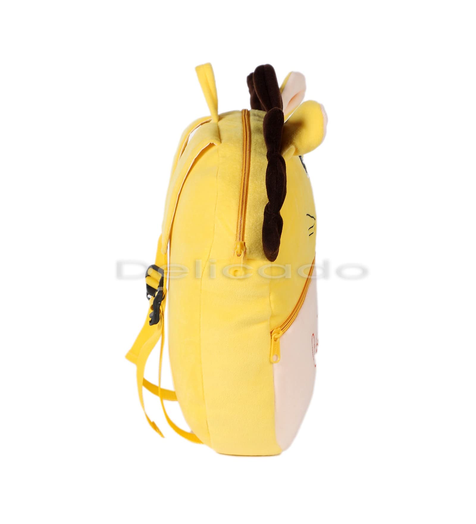 Cute Small Toddler Backpack for Kids Age 1-5 - Preschool & Travel Bag for Boys & Girls - Lightweight Mini School Backpack with Cartoon Design (Yellow Little Lion) - Perfect for Nursery, Daycare, Picnic & Family Trips