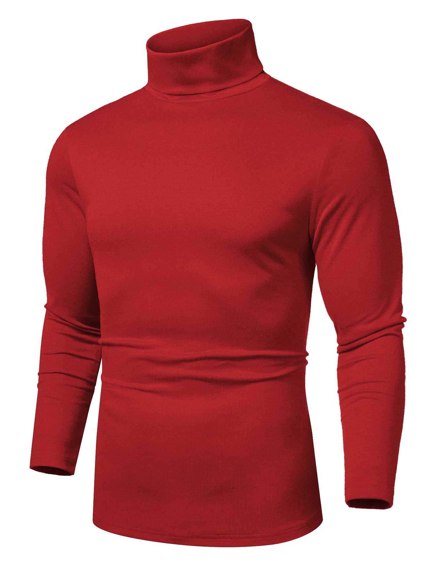 COOFANDY Men's Slim Fit Basic Turtleneck T-Shirt | Casual Knit Pullover Sweater for Fall & Winter | Office, Date Night & Layering Essential