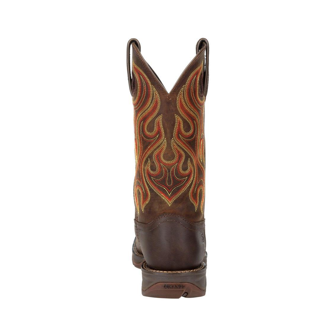 Rebel Western Boots for Women - Dark Chestnut Leather Cowboy Boots with Comfortable Fit - Perfect for Country Rides, Rodeos & Western Fashion