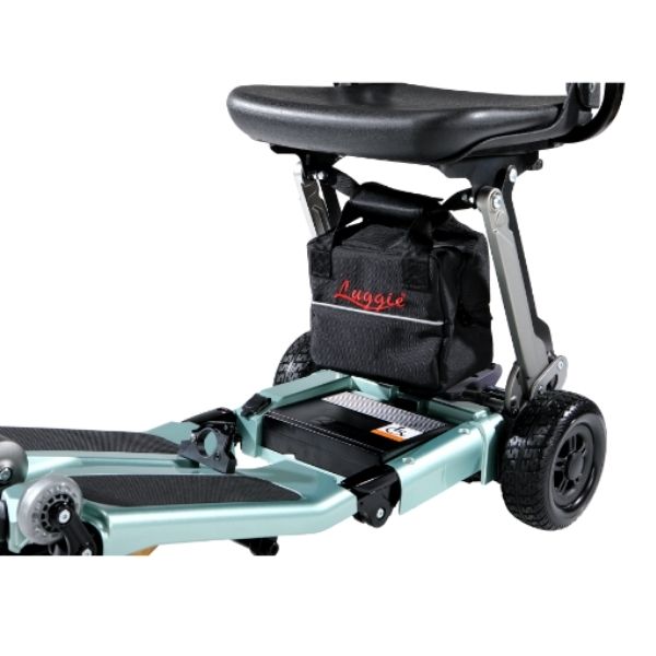FreeRider USA Luggie Super Plus 4 Mobility Scooter - Lightweight Folding Electric Scooter for Adults & Seniors - Perfect for Travel, Shopping & Outdoor Adventures