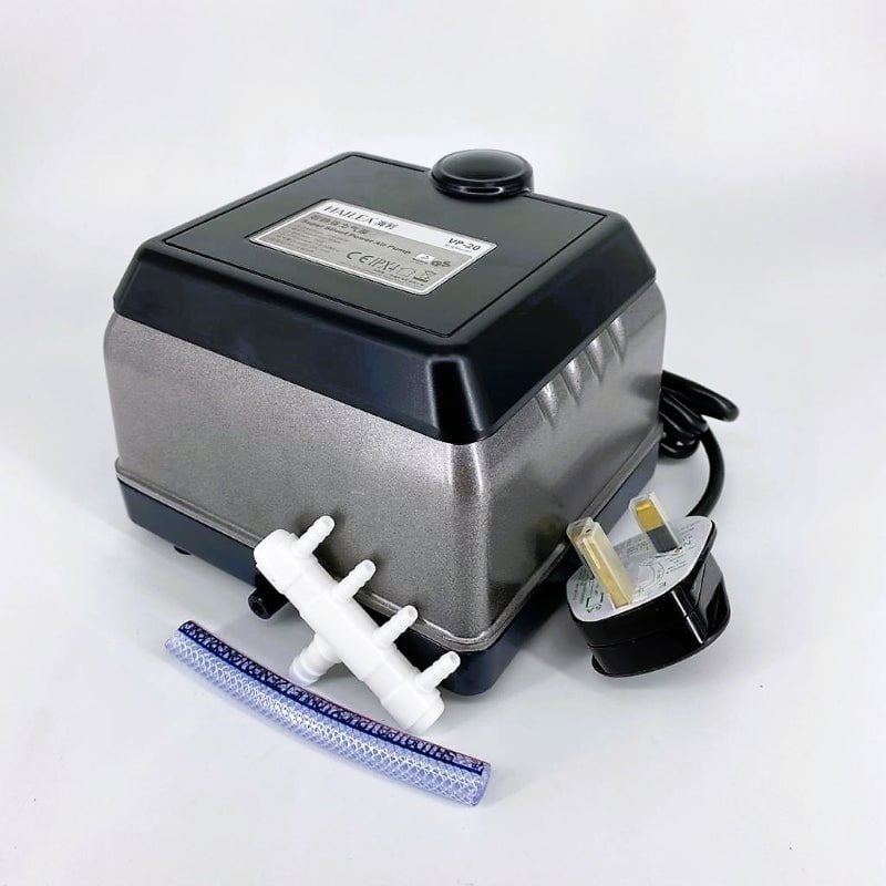 HAILEA VP Series Air Pump 10-30L/min - High Performance Aquarium Air Pump for Fish Tanks, Hydroponics & Pond Aeration