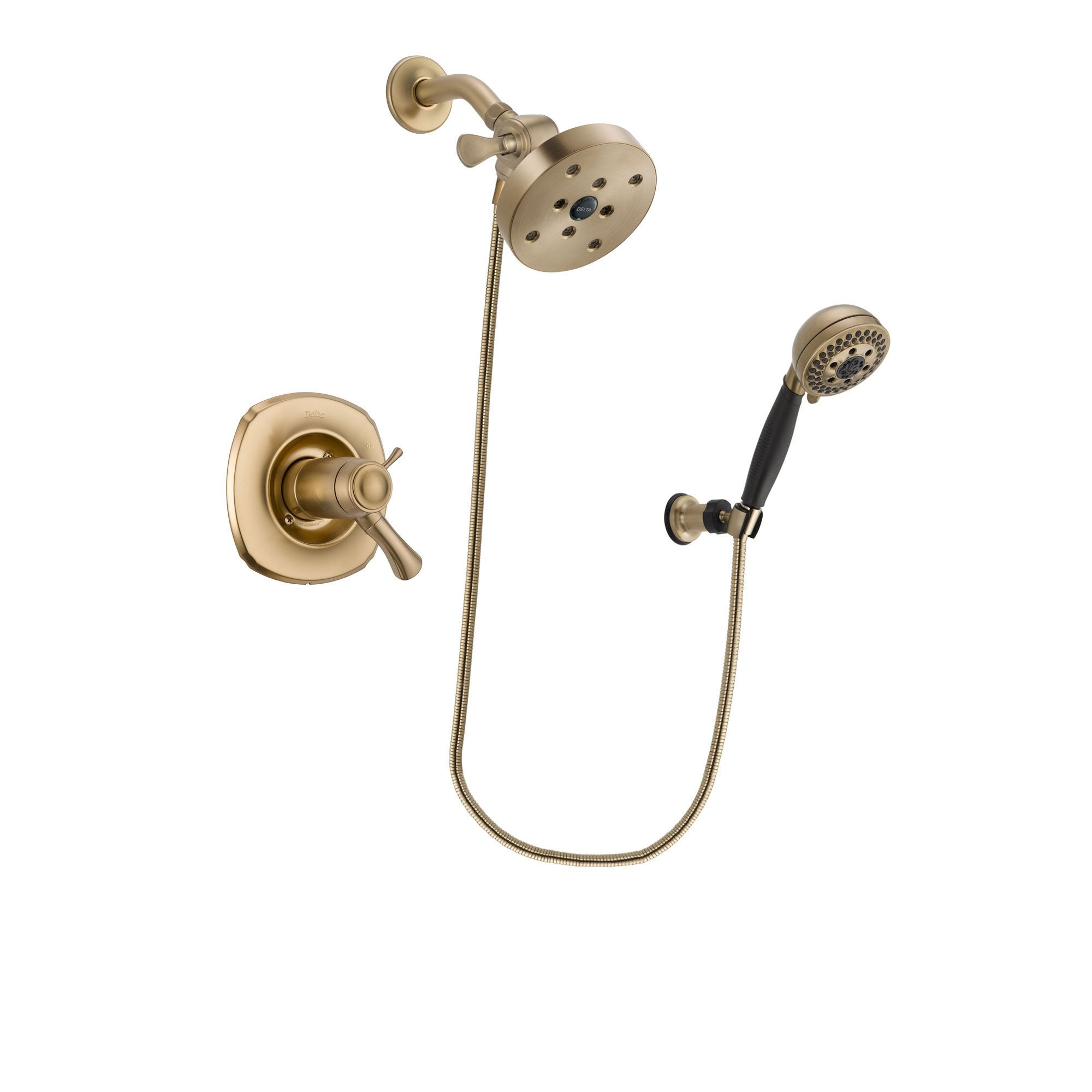 Delta Addison Champagne Bronze Thermostatic Shower System - 5.5