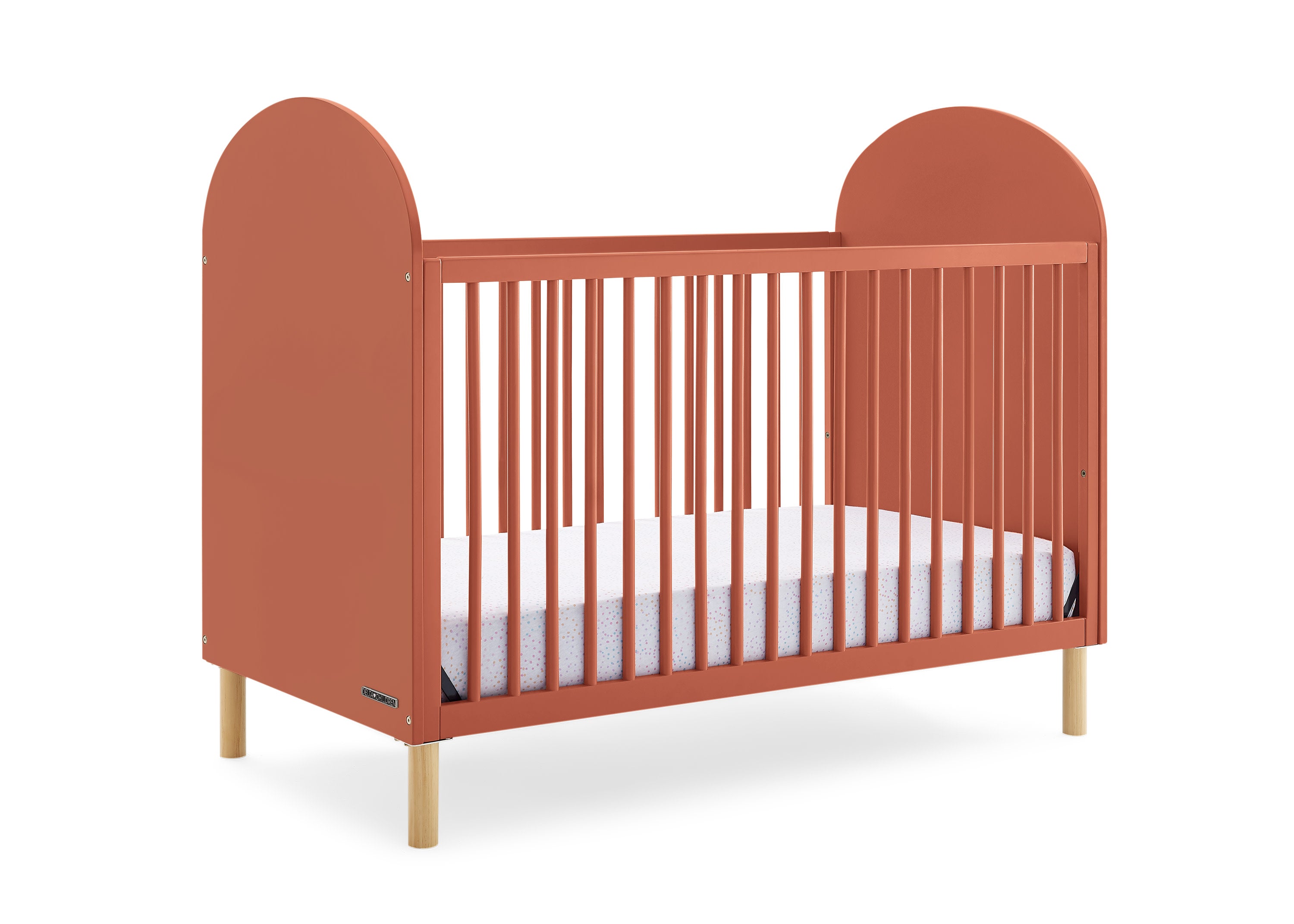 Reese 4-in-1 Convertible Baby Crib - Toddler Bed, Daybed & Full-Size Bed | Safe & Stylish Nursery Furniture for Newborns to Teens | Perfect for Small Spaces & Growing Families