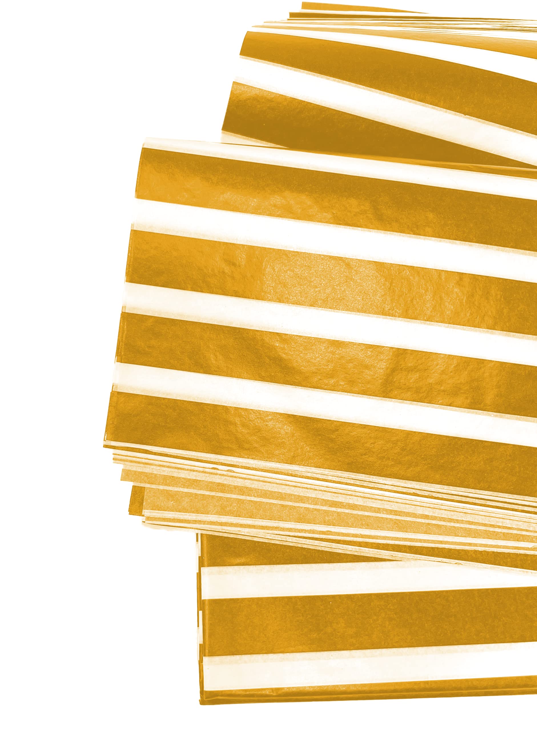 Premium Gold Stripe Gift Wrap Tissue Paper - 20