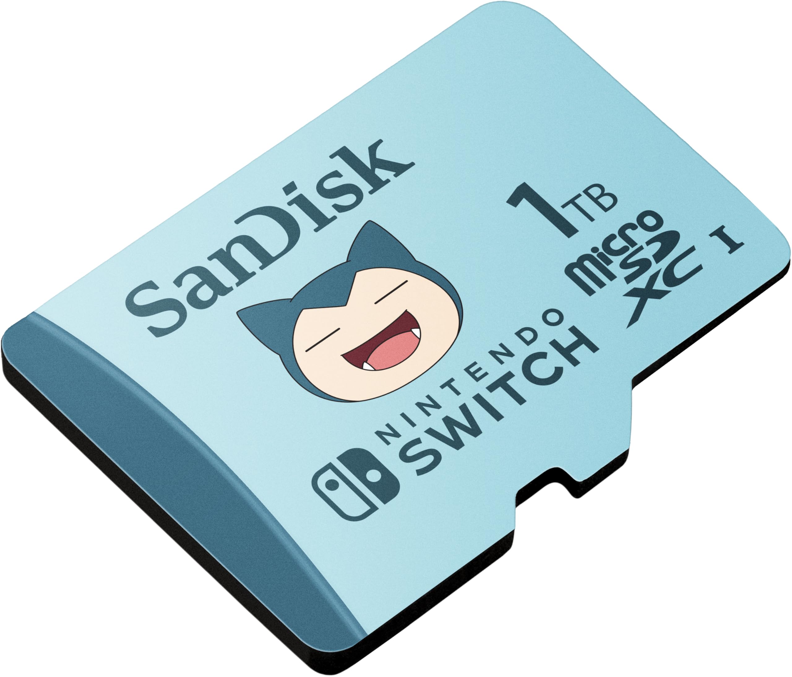 SanDisk 1TB microSDXC Card for Nintendo Switch - Licensed Pokémon Snorlax Edition (SDSQXAO-1T00-GN6ZK) - High-Speed Memory Card for Gaming, Photography & 4K Video Storage