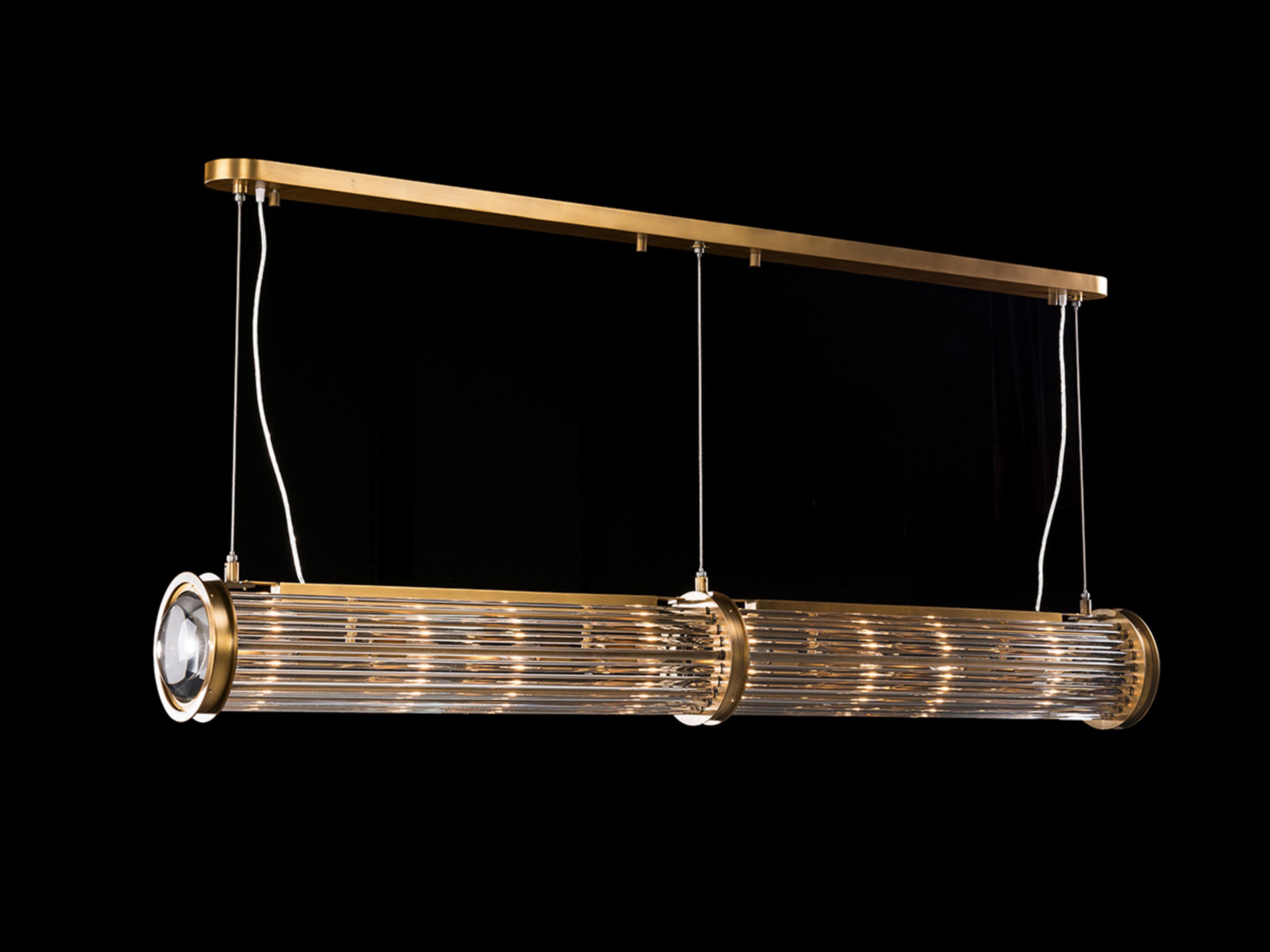Modern Newton Pendant Chandelier - Elegant Glass Ceiling Light Fixture for Dining Room, Kitchen Island & Bedroom Lighting