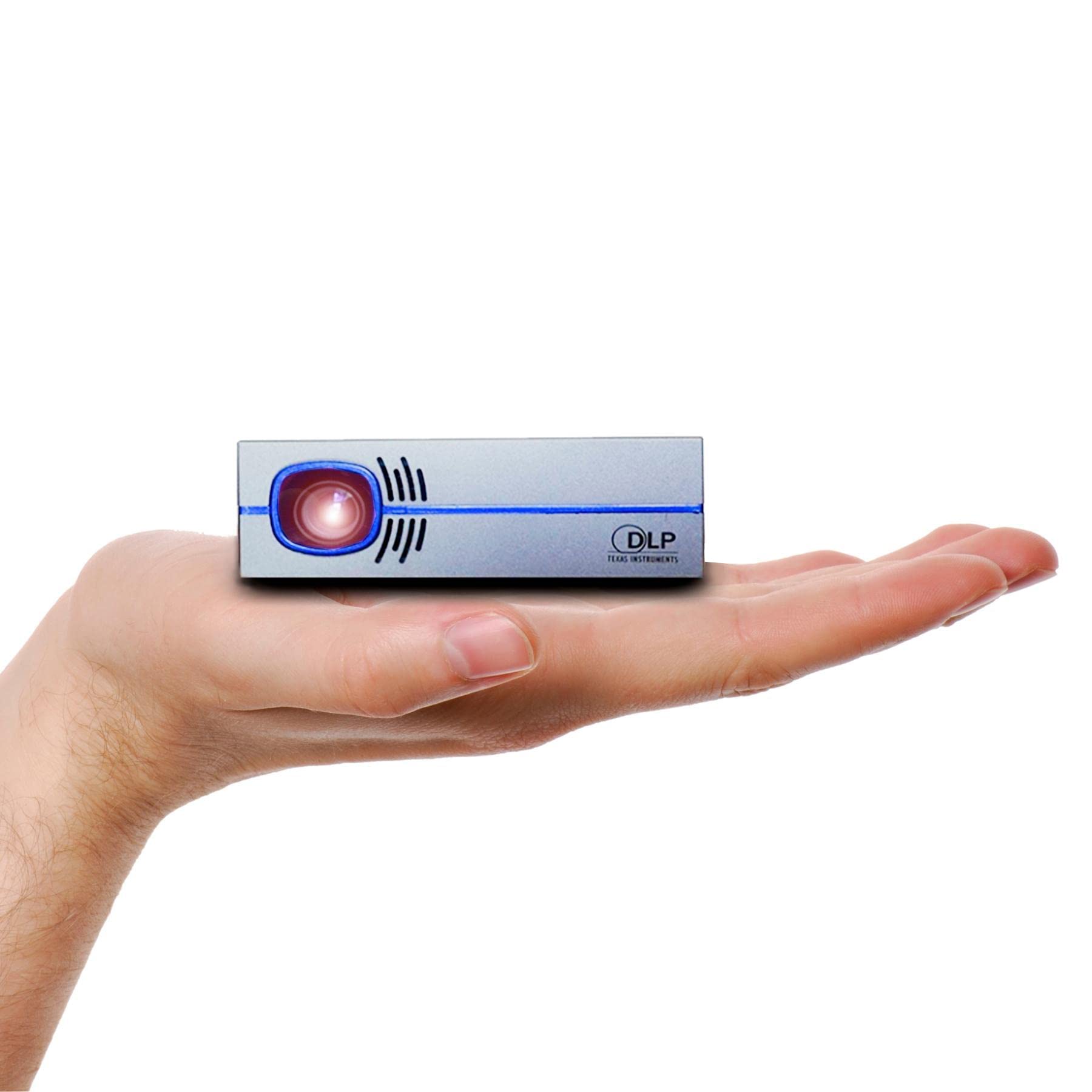 AAXA Technologies P8 Smart LED DLP Mini Projector - WiFi Bluetooth Android 10.0, Wireless Screen Mirroring, USB-C & HDMI, Built-in Netflix & YouTube, 1080p Portable Projector for Home Theater, Outdoor Movies, and Business Presentations