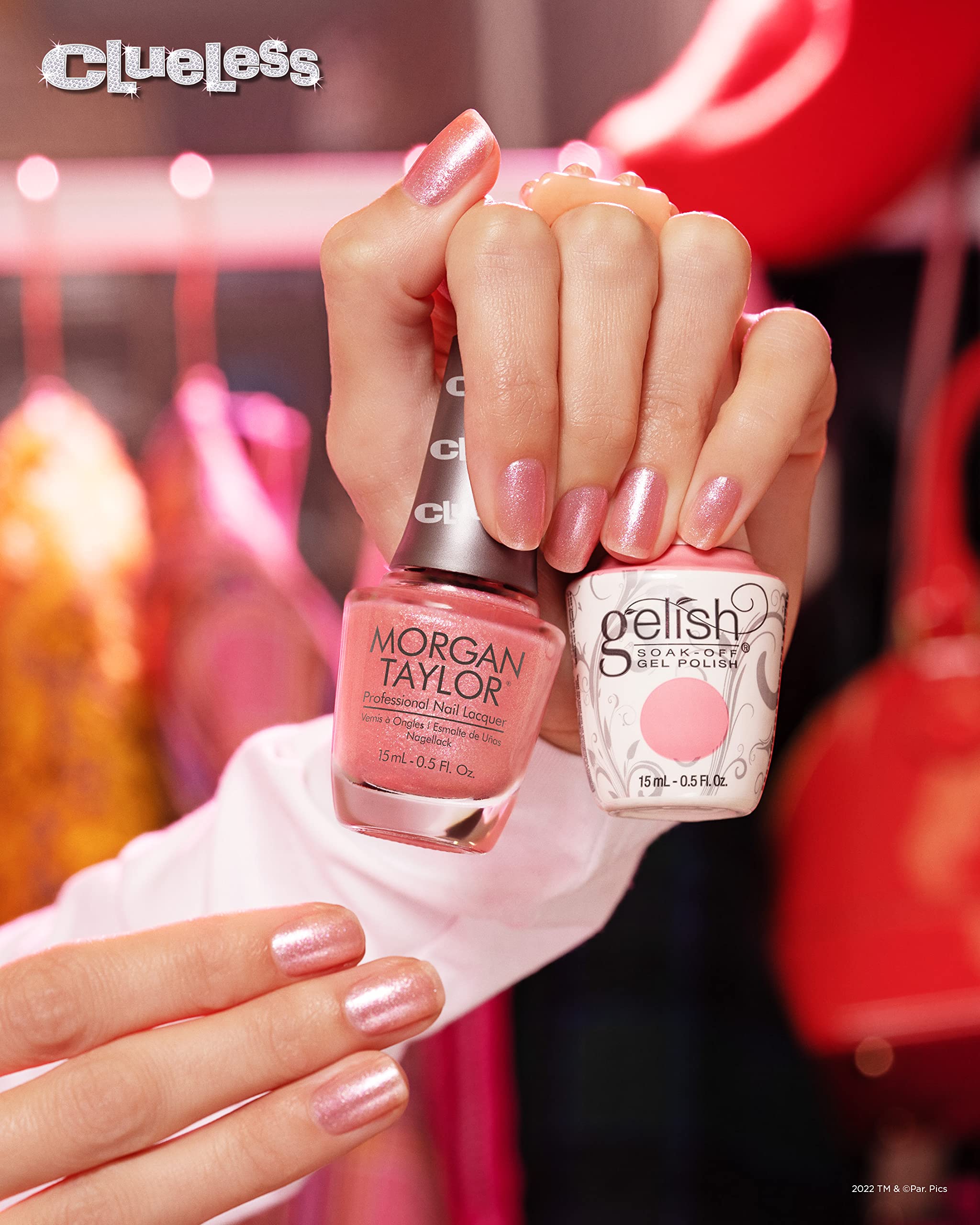 Morgan Taylor Summer Clueless Collection Nail Polish - Long Lasting, 0.5 oz - Perfect for Beach Vacations, Pool Parties & Summer Nail Art Designs