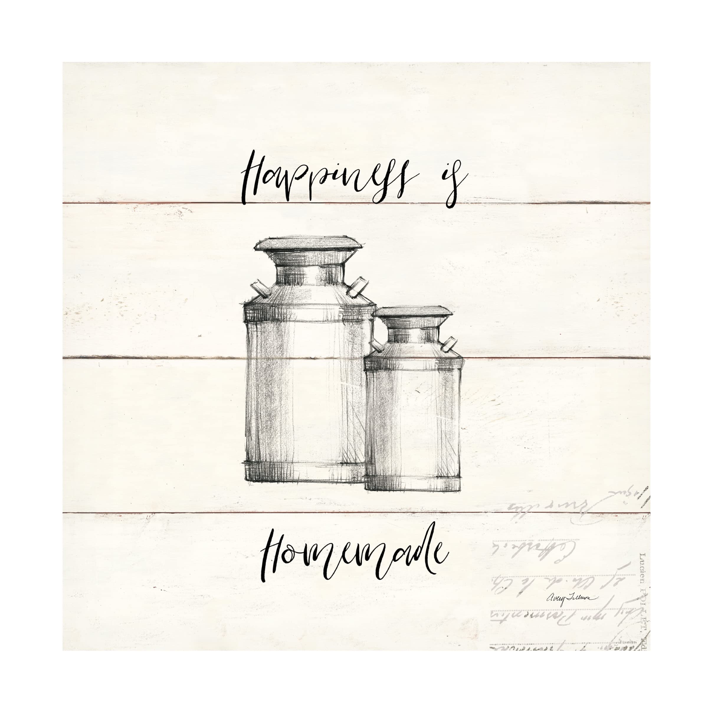 Trademark Fine Art 'Life at Home V Shiplap' Canvas Wall Art by Avery Tillmon - Perfect for Living Room, Bedroom & Office Decor