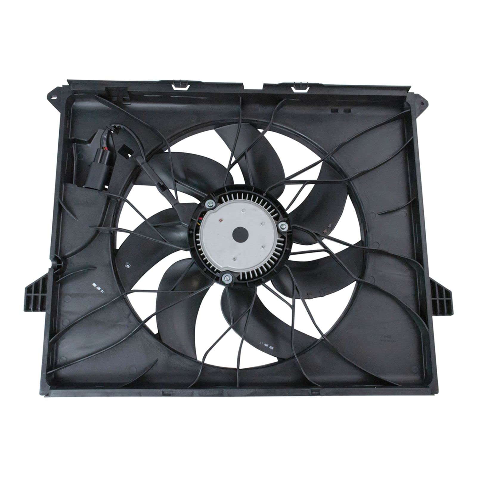 High Performance Radiator Cooling Fan Assembly for 2006-2012 Mercedes-Benz ML350 ML450 ML500 ML550 R320 R350 R500 - Direct Replacement for MB3115124 - Perfect for Engine Overheating Protection & Summer Driving