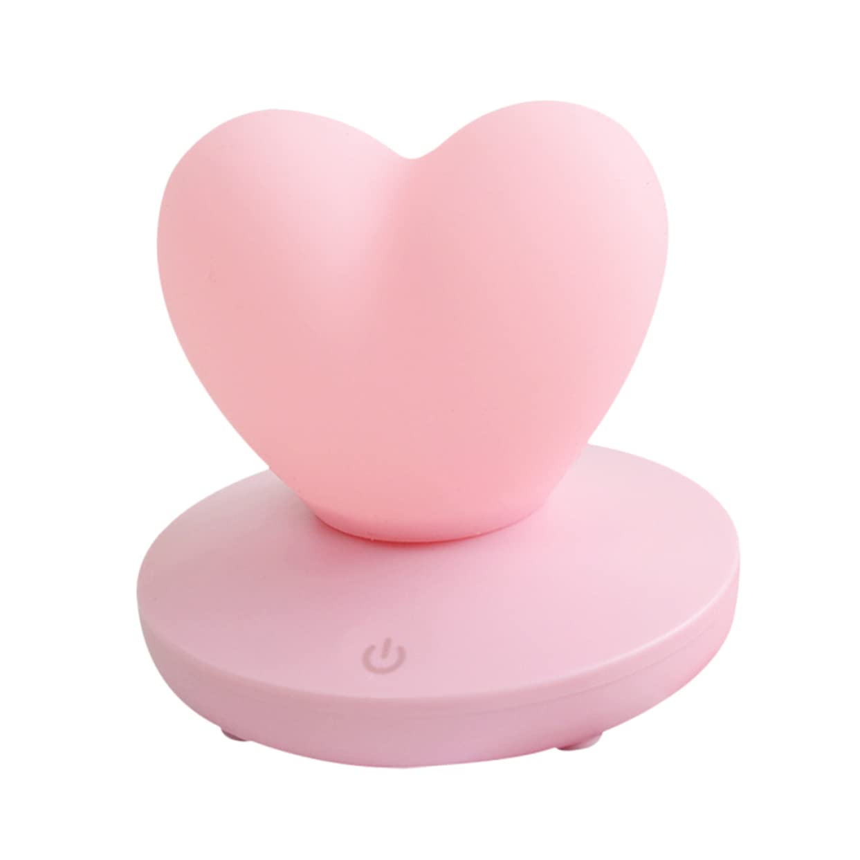 Artibetter Rechargeable Heart-Shaped LED Night Light for Baby & Kids - Soft Glow Nursery Lamp, Bedside Light for Boys & Girls Rooms - Perfect for Bedtime, Feeding & Soothing