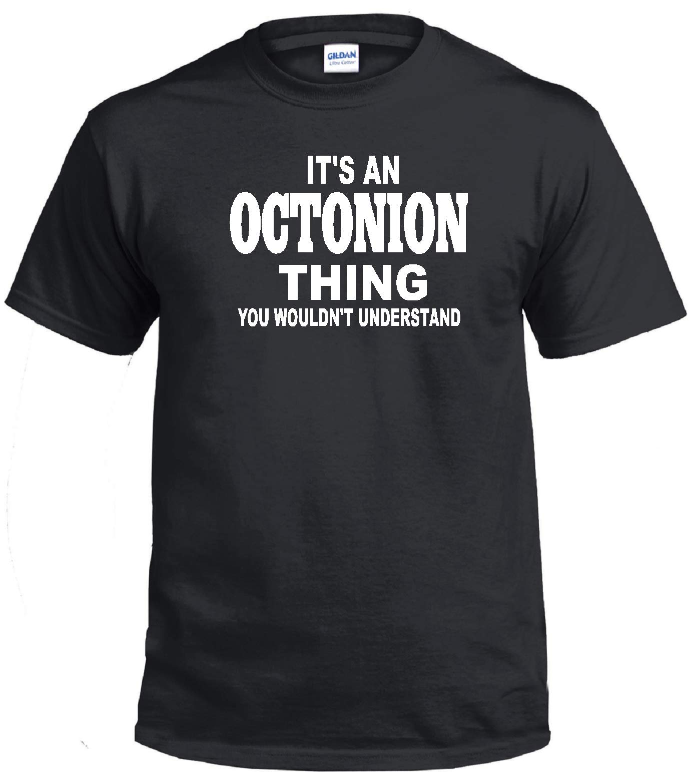 STUFF WITH ATTITUDE OCTONION Graphic Black T-Shirt for Men & Women | Cool Casual Streetwear Tee for Everyday Wear, Concerts, and Gifts
