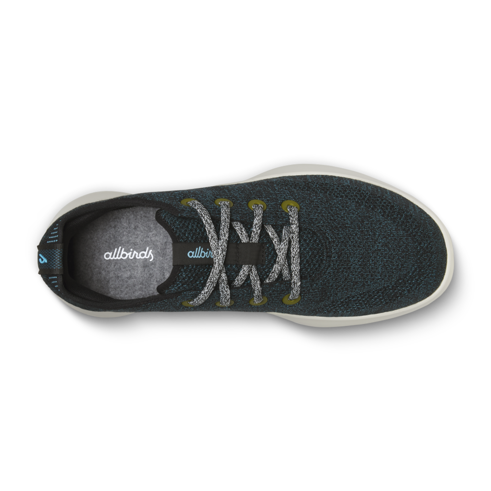 Women's Tree Runner Go Sneakers - Chasm Teal/Natural Black with Stony Cream Sole | Lightweight Eco-Friendly Running Shoes for Women | Perfect for Jogging, Gym Workouts & Everyday Comfort