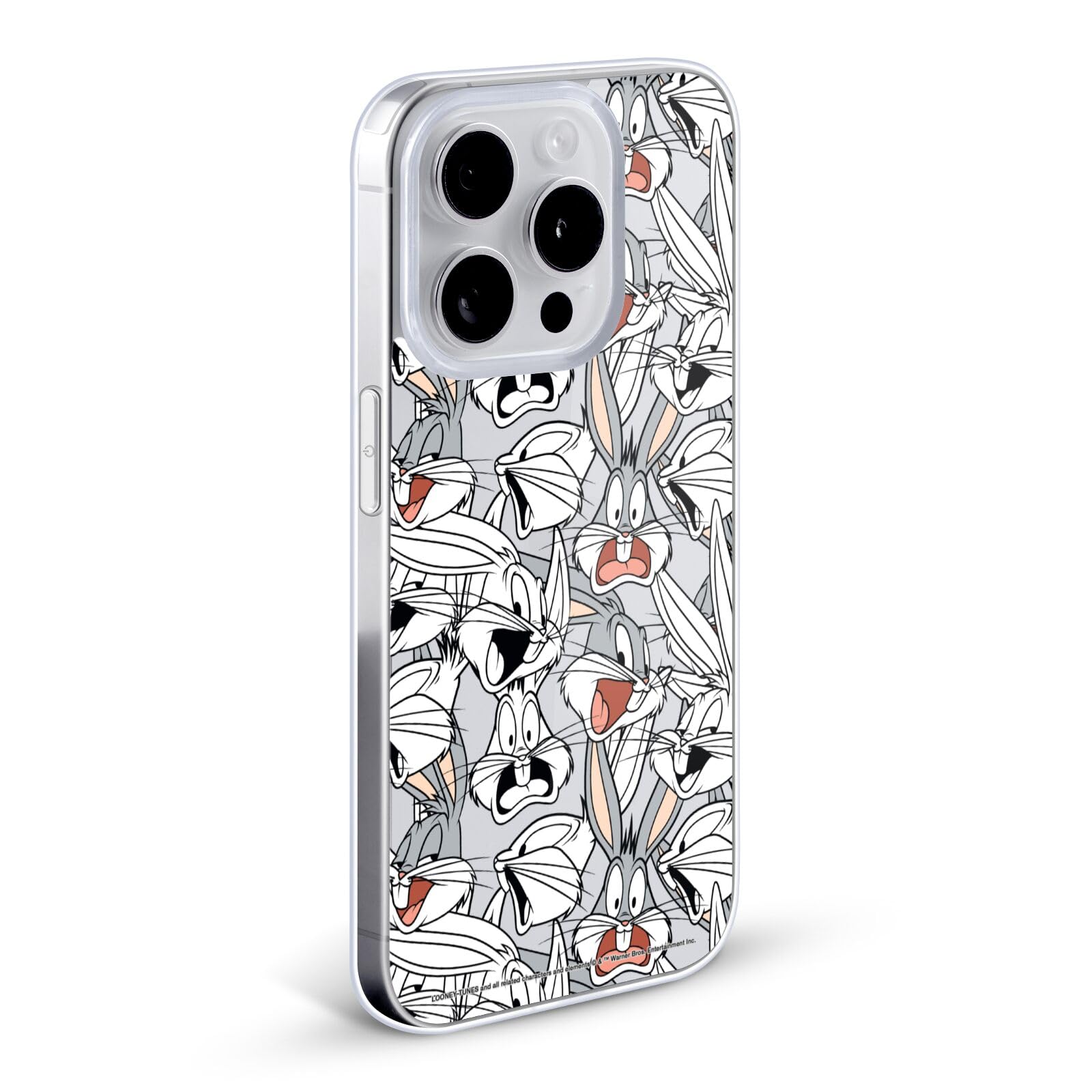 Officially Licensed Looney Tunes Bugs Bunny iPhone 13 Pro Max Case - Soft Gel Phone Cover with Cartoon Patterns | Perfect for Fans, Gift Giving & Everyday Protection