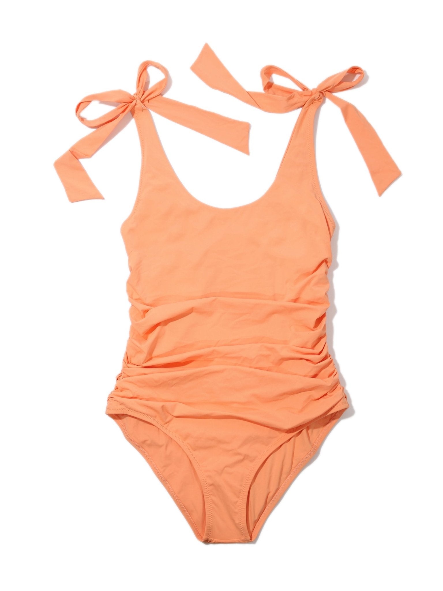 Stylish Ruched Bow One Piece Swimsuit for Women - Perfect for Beach Vacations, Pool Parties & Summer Getaways