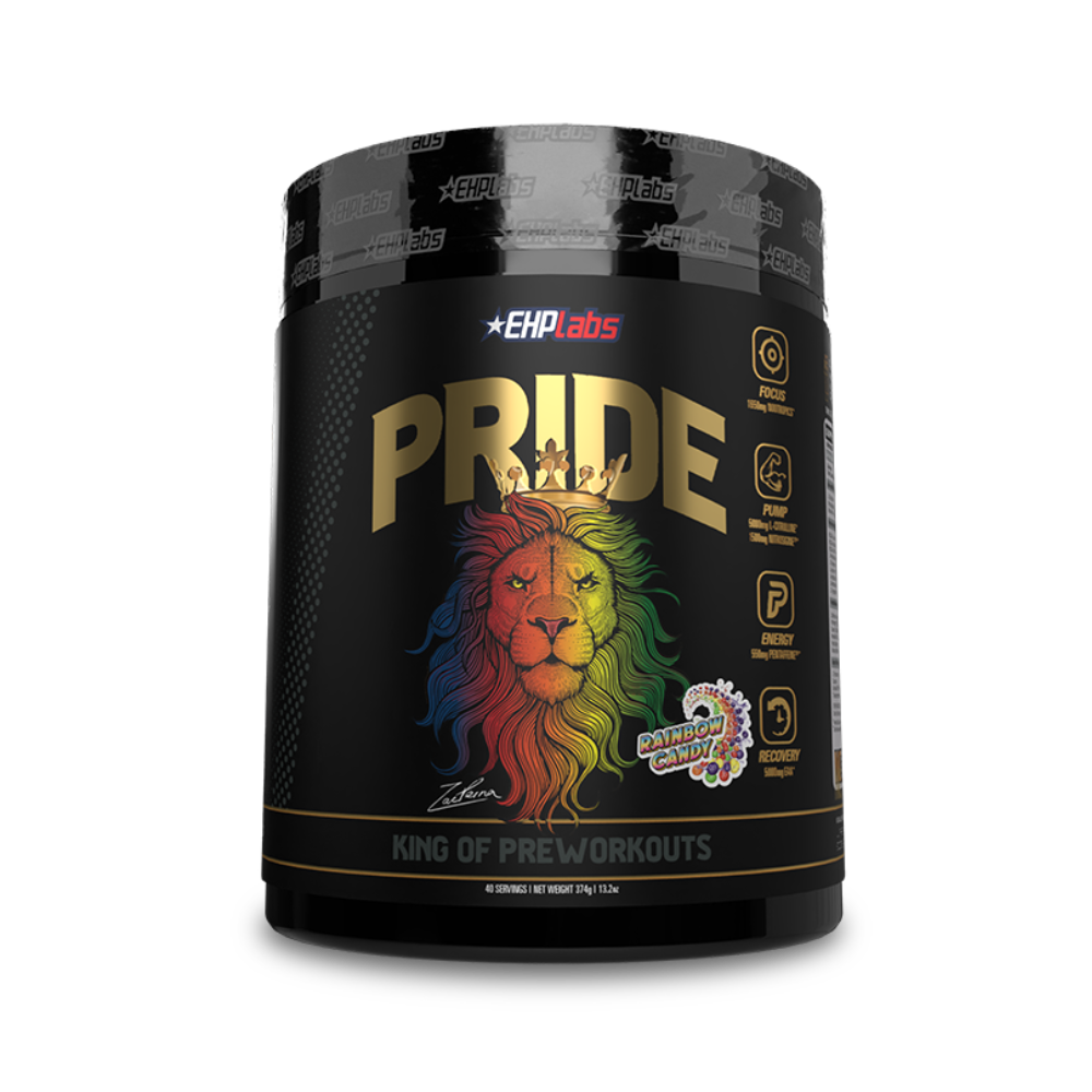 EHP Labs Pride Pre-Workout Powder - 40 Servings for Energy, Focus & Performance | Best for Gym, Bodybuilding & Fitness Training