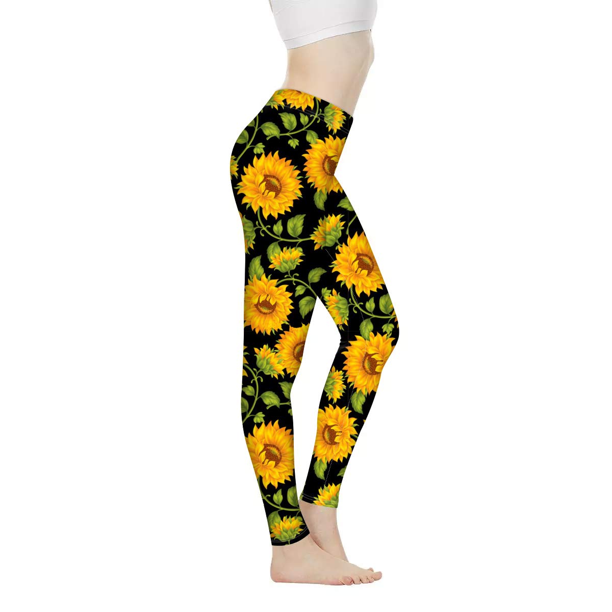 Xhuibop Women's Seamless Workout Leggings - High Waist Yoga Pants with Ankle Length for Plus Size | Perfect for Gym, Running, Pilates & Lounge Wear