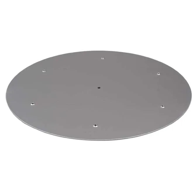 20-Inch Round Dinner Plates - Set of 6 White Ceramic Plates for Dining, Parties & Home Decor | Microwave & Dishwasher Safe