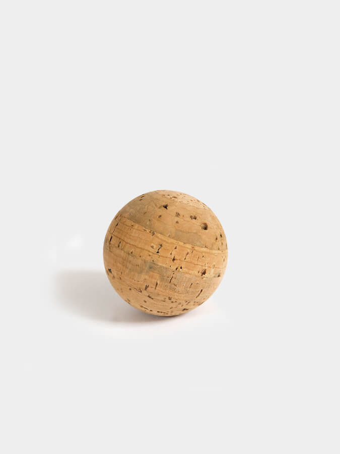 Premium Cork Massage Ball Set of 3 (2x4cm & 1x2cm) - Yoga, Myofascial Release & Trigger Point Therapy - Perfect for Home Gym, Office & Travel Pain Relief