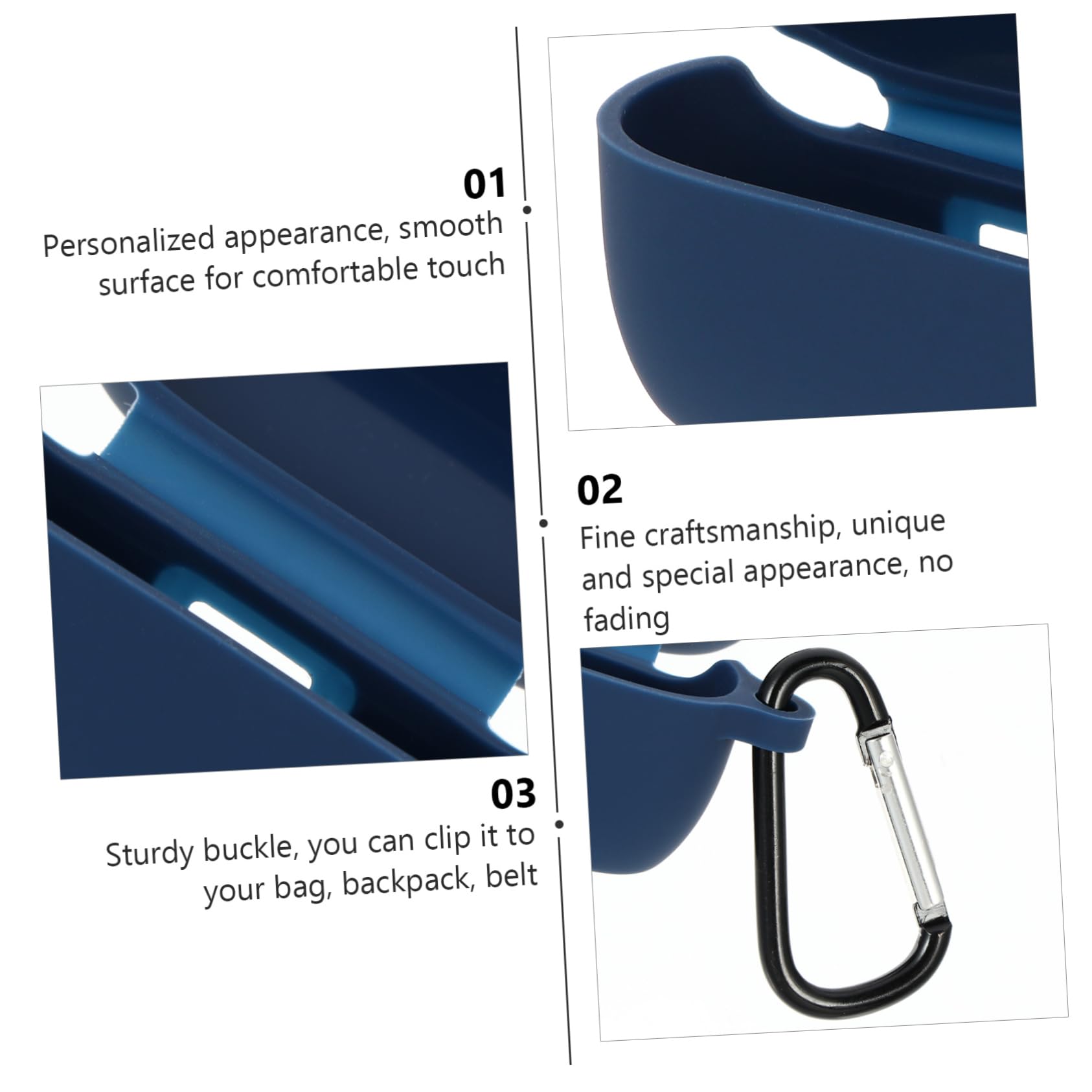 Artibetter 2 Pack Earphone Case with Over The Ear Earbuds - Lightweight Protective Cover for AirPods, Wireless Earbuds - Perfect for Travel, Gym & Daily Use
