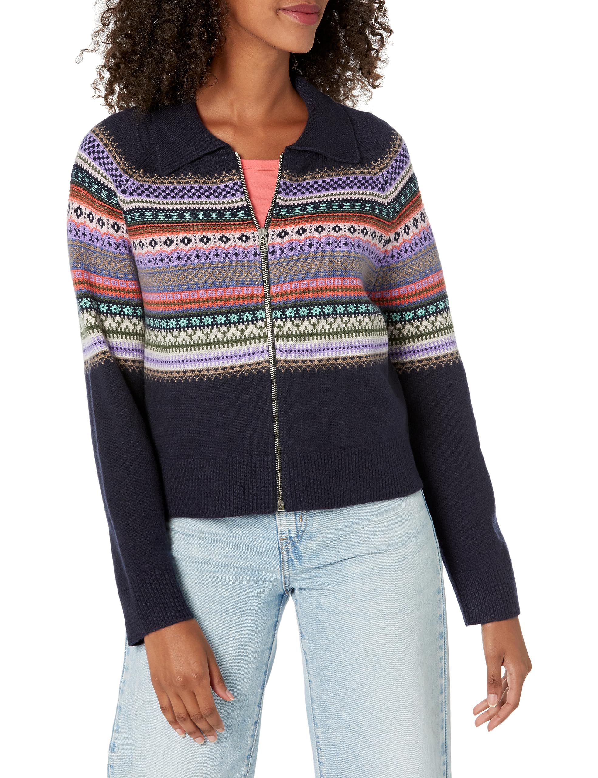 Paul Smith Women's Zipper Cardigan - Stylish Knit Sweater for Casual Wear & Office Outfits | Perfect for Fall & Winter Layering