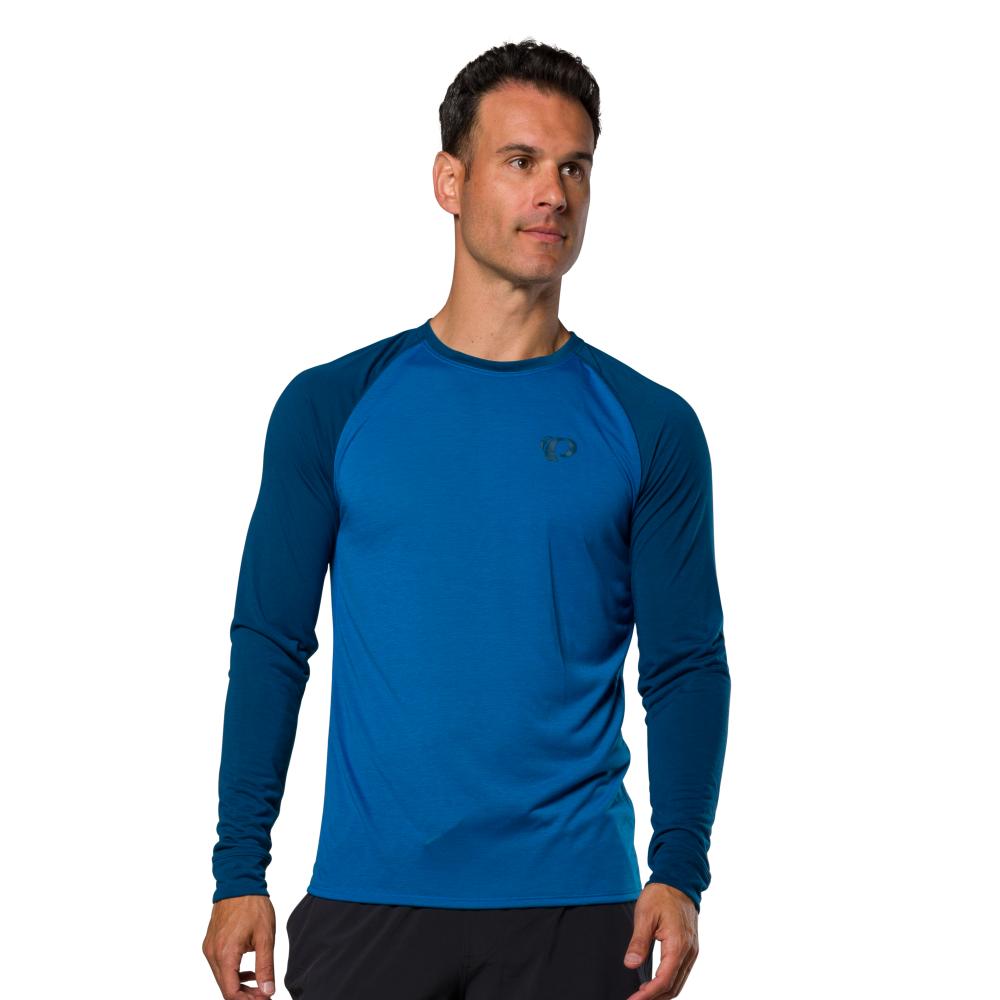 Men's Canyon Long Sleeve Cycling Jersey - Breathable & Moisture-Wicking Performance Shirt for Road Biking & Mountain Cycling - Perfect for Outdoor Sports & Training