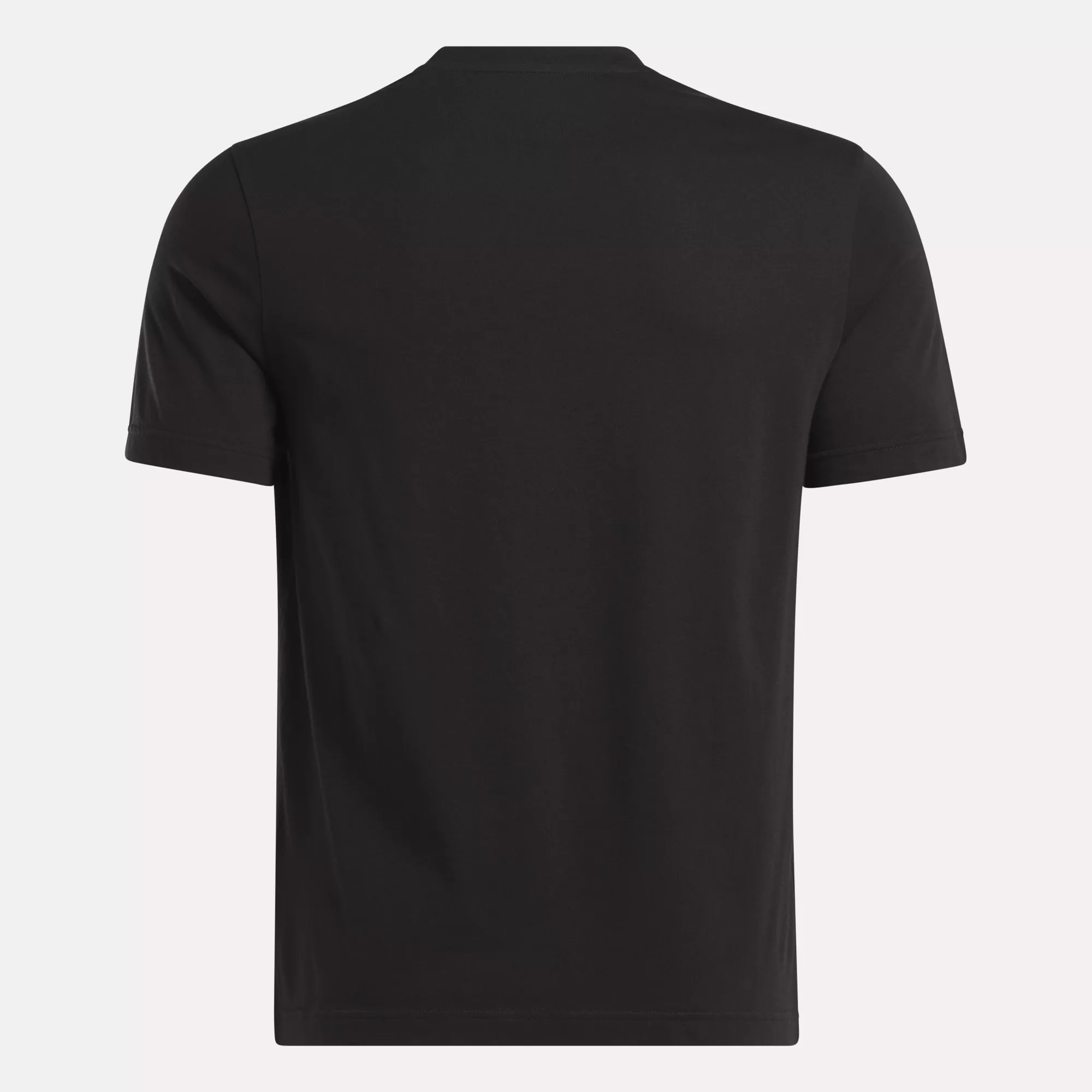 Reebok Men's Identity Big Stacked Logo T-Shirt - Casual Cotton Tee for Gym, Workout & Streetwear Fashion