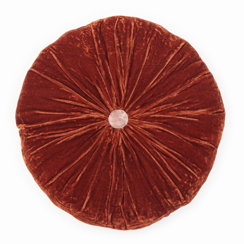 Luxury Cerise Silk Velvet Fabric - Circular Pleated Design for Elegant Dresses, Curtains & Home Decor | Premium Material for DIY Sewing & Upholstery Projects