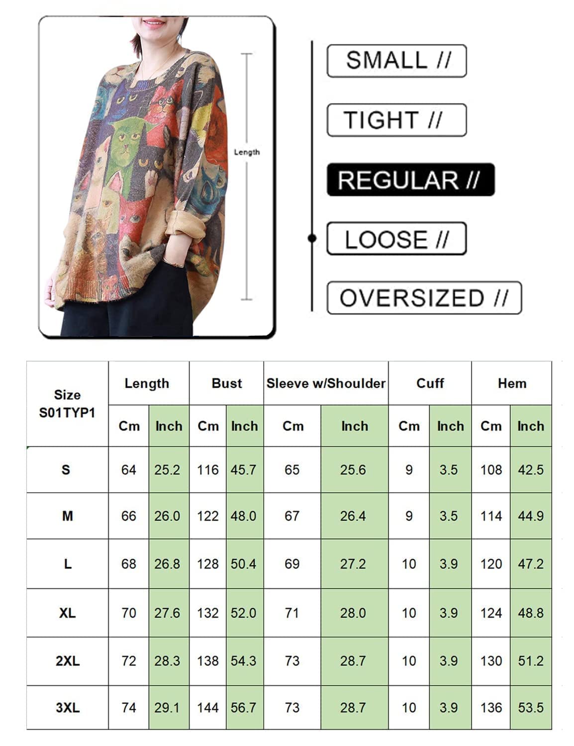 YESNO Women's Oversized Graphic Pullover Sweater - Casual Loose Long Sleeve Knit Top - 2XL Size - Solid Gray - Perfect for Fall/Winter Layering & Cozy Home Wear