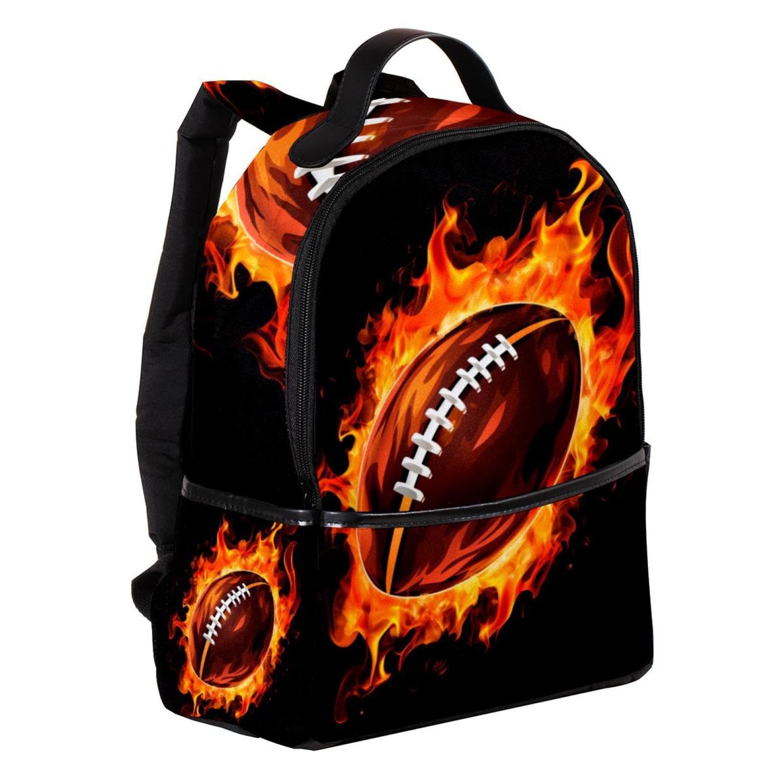 Men's & Women's Travel Backpack - Durable American Football Themed Backpack for Hiking, Commuting & Outdoor Adventures