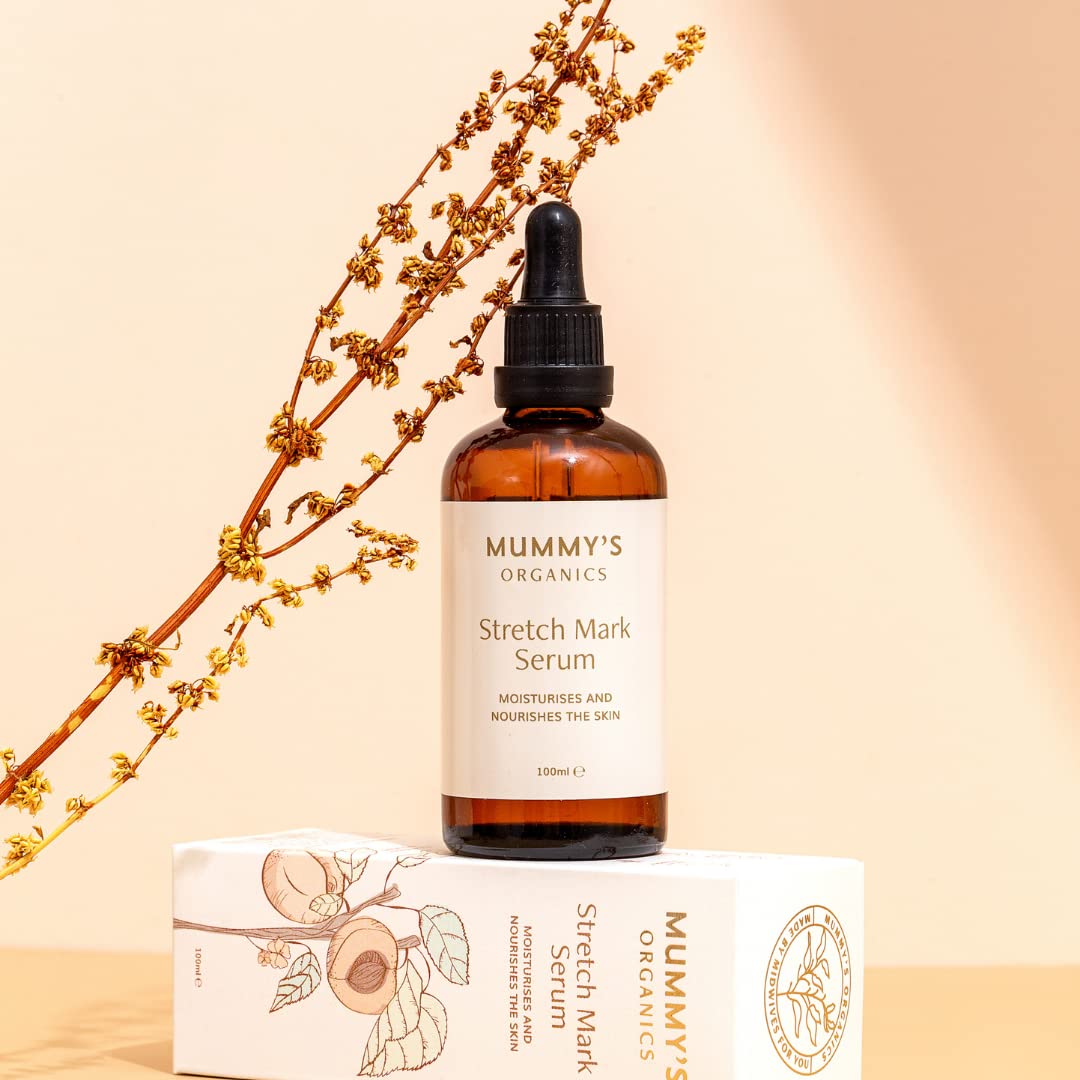 **Organic Pregnancy Stretch Mark Oil – Natural Skincare for Moms, Improves Stretch Marks & Scars – Best Gift for Expecting Mothers | Safe for Daily Use During & After Pregnancy**
