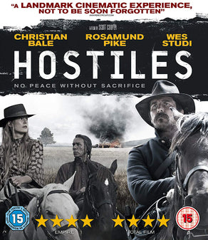 Hostiles Blu-ray DVD - Western Action Movie Starring Christian Bale - Perfect for Movie Nights & Western Film Collectors