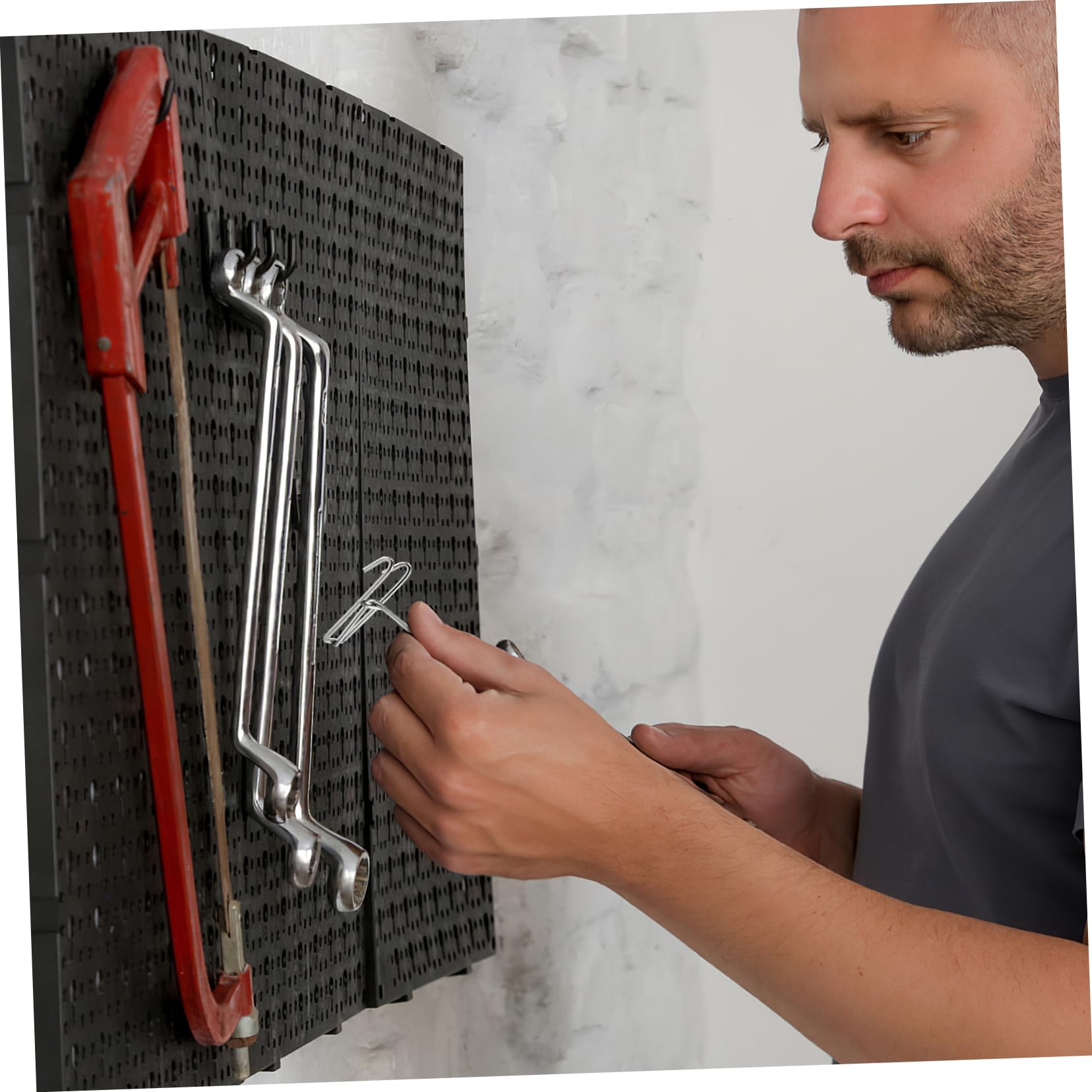 DOITOOL 30-Pack Heavy Duty Mesh Hooks - Durable Supermarket Display Hangers, Kitchen Organizers & Multi-Purpose Hooks for Retail, Pantry, Garage & Closet Storage - Perfect for Hanging Produce, Tools, Utensils & More