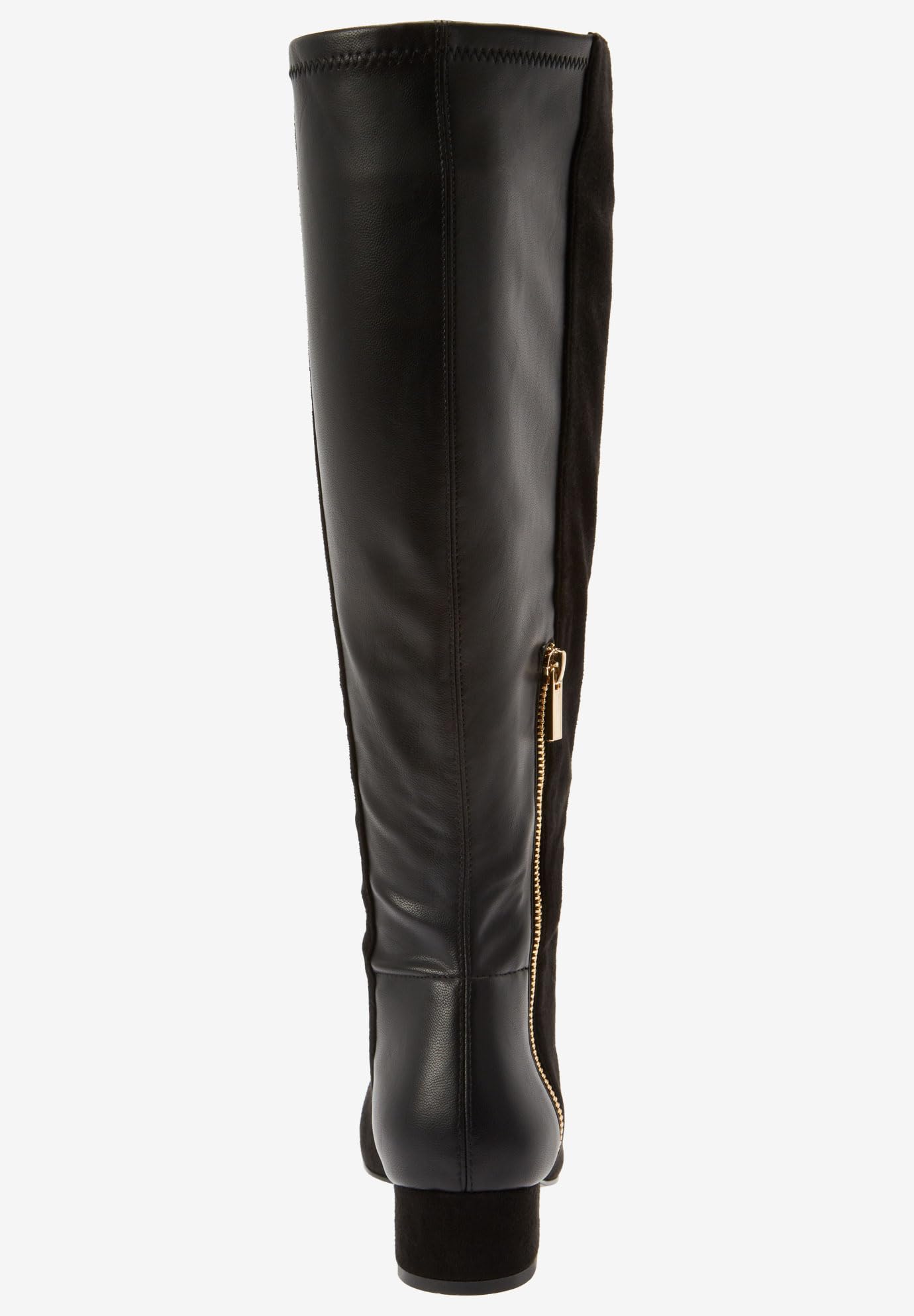 Comfortview Women's Wide Width The Ivana Wide Calf Boot - Stylish & Comfortable Knee High Boots for Wide Calves | Perfect for Office, Casual Wear & Winter Outfits