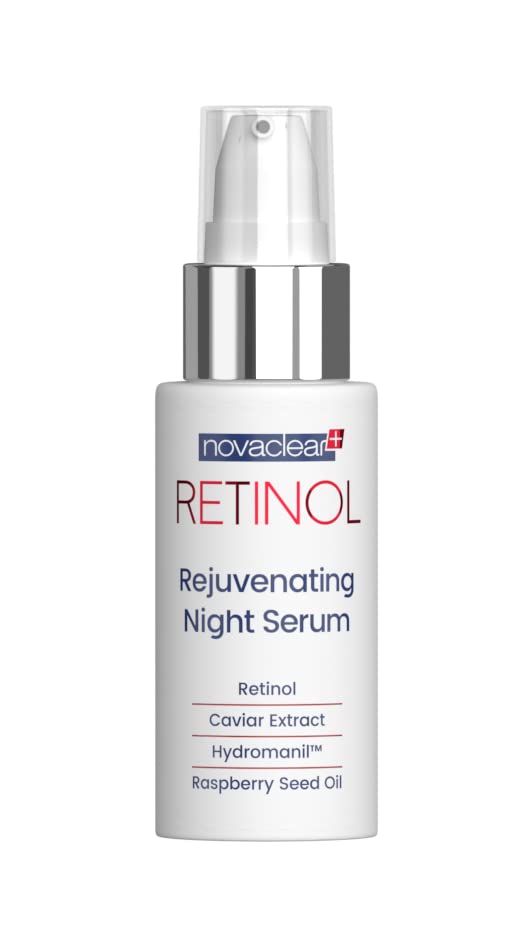 Best Retinol Night Serum for Anti-Aging - Dark Spot Corrector & Wrinkle Treatment - Perfect for Nighttime Skincare Routine