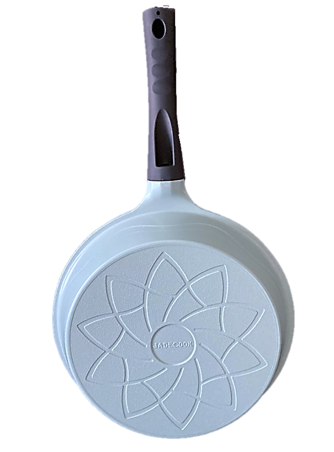 JADECOOK 11/28cm Non-Stick Frying Pan - Jade Ceramic Coated Skillet for Healthy Cooking - Perfect for Sauteing, Frying & Omelets in Home Kitchen