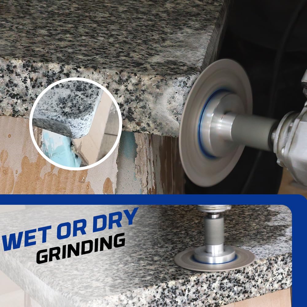 4.5 Inch Diamond Blade for Granite - Fast Cutting & Grinding Beveling Disc for Angle Grinder | Perfect for Tile, Stone & Concrete Shaping (Home Renovation & Construction Projects)