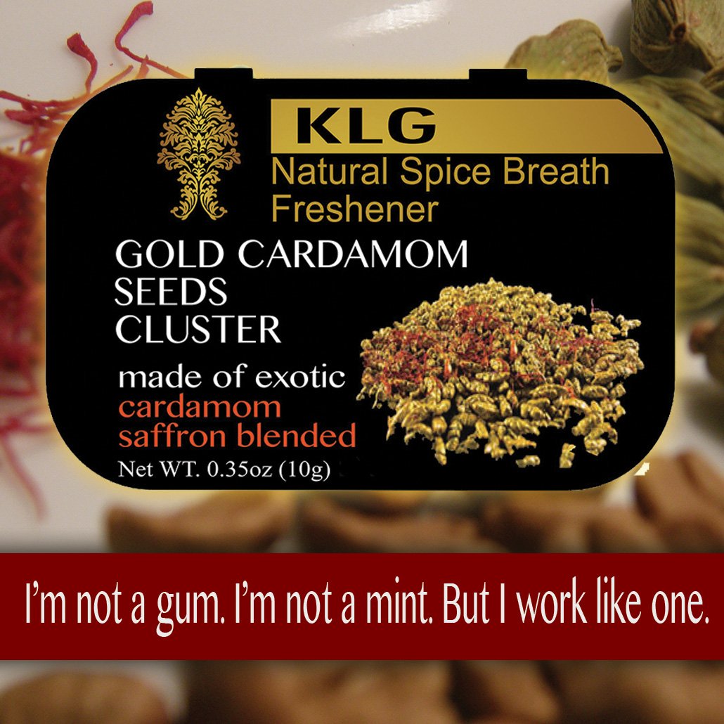 Premium 4-Pack Gold Cardamom Seeds Cluster (10g Each) - 100% Natural Spice for Fresh Breath & Oral Care | Perfect for Cooking, Tea, and Ayurvedic Remedies