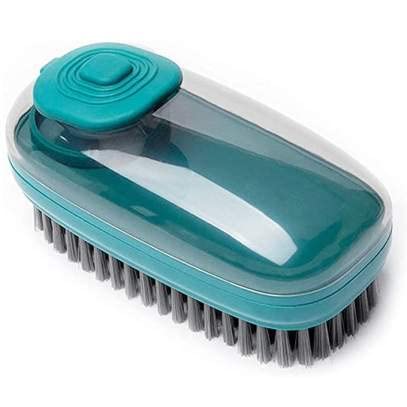 **Multifunctional Scrubbing Brush - Heavy Duty Cleaning Brush for Laundry, Shoes & Household - Ergonomic Grip, Reusable & Soft Bristles (Green) - Perfect for Stains, Grime & Tough Cleaning Tasks**