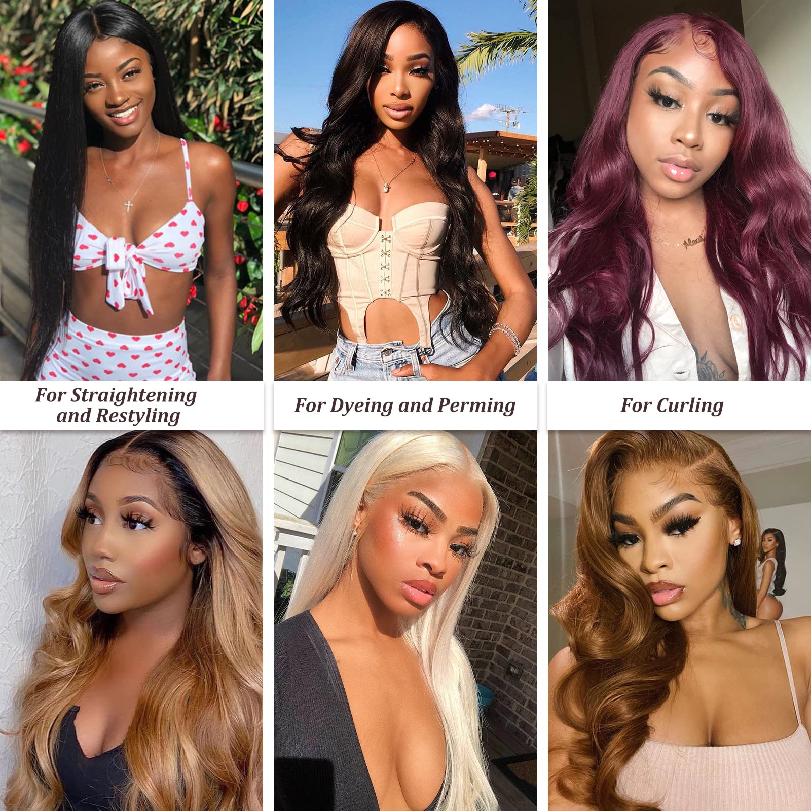 24 Inch Grade 7A #613 Bleach Blonde Brazilian Virgin Human Hair Extensions - 100g Unprocessed Body Wave Weave for Women | Sew-in Hair Extensions for Wavy & Curly Hairstyles | Perfect for Daily Wear, Parties & Special Occasions
