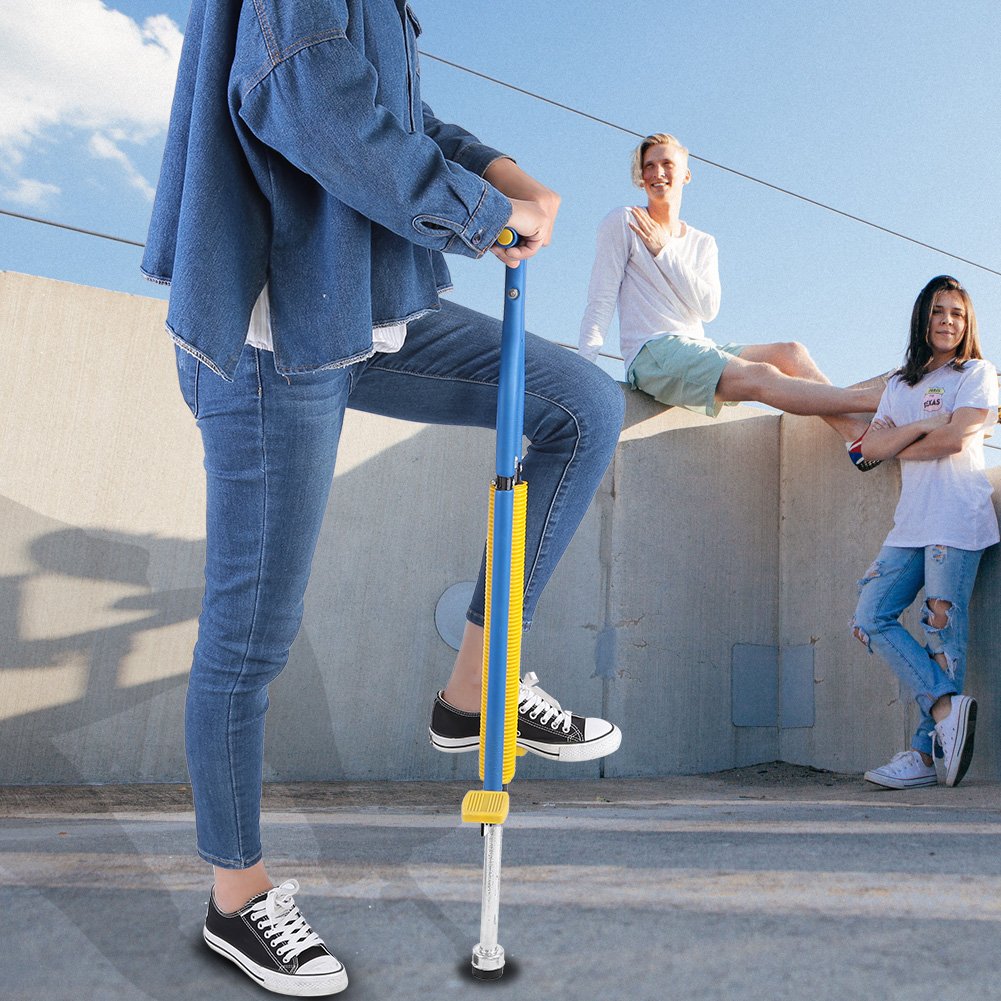 EVTSCAN Jackhammer Jump Stick - Double Bar Pogo Stick for Kids, Fun & Educational Sports Equipment for Outdoor Play and Exercise