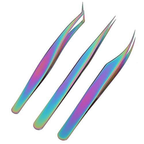 Professional Manicure Tweezers Set - Stainless Steel Nail Art Tools for Precise Grooming & Design - Perfect for Nail Salons, DIY Home Manicures & Beauty Professionals