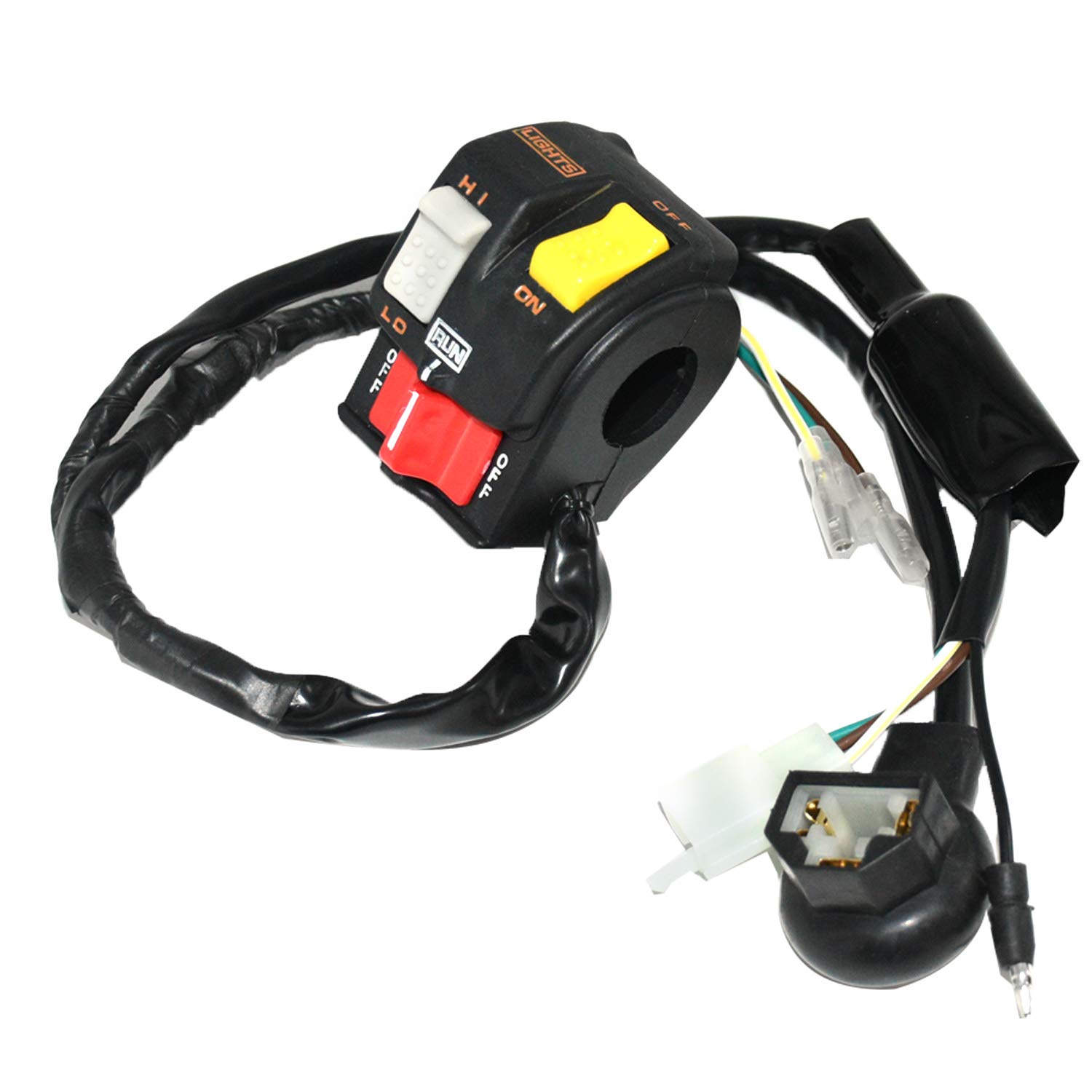 Carbman 35200-HB5-020 Left Hand Switch Compatible with Honda ATC200X ATC 200X 1986-1987 Models - LH Light Start Kill Switch Replacement for Off-Road ATV Motorcycle Riding & Trail Maintenance