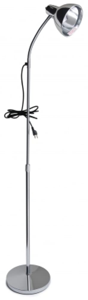 Grafco Deluxe Adjustable Standing Task Lamp - Chrome Finish, Height Adjustable with Safety Lock, 60W Max - Perfect for Office, Study & Reading