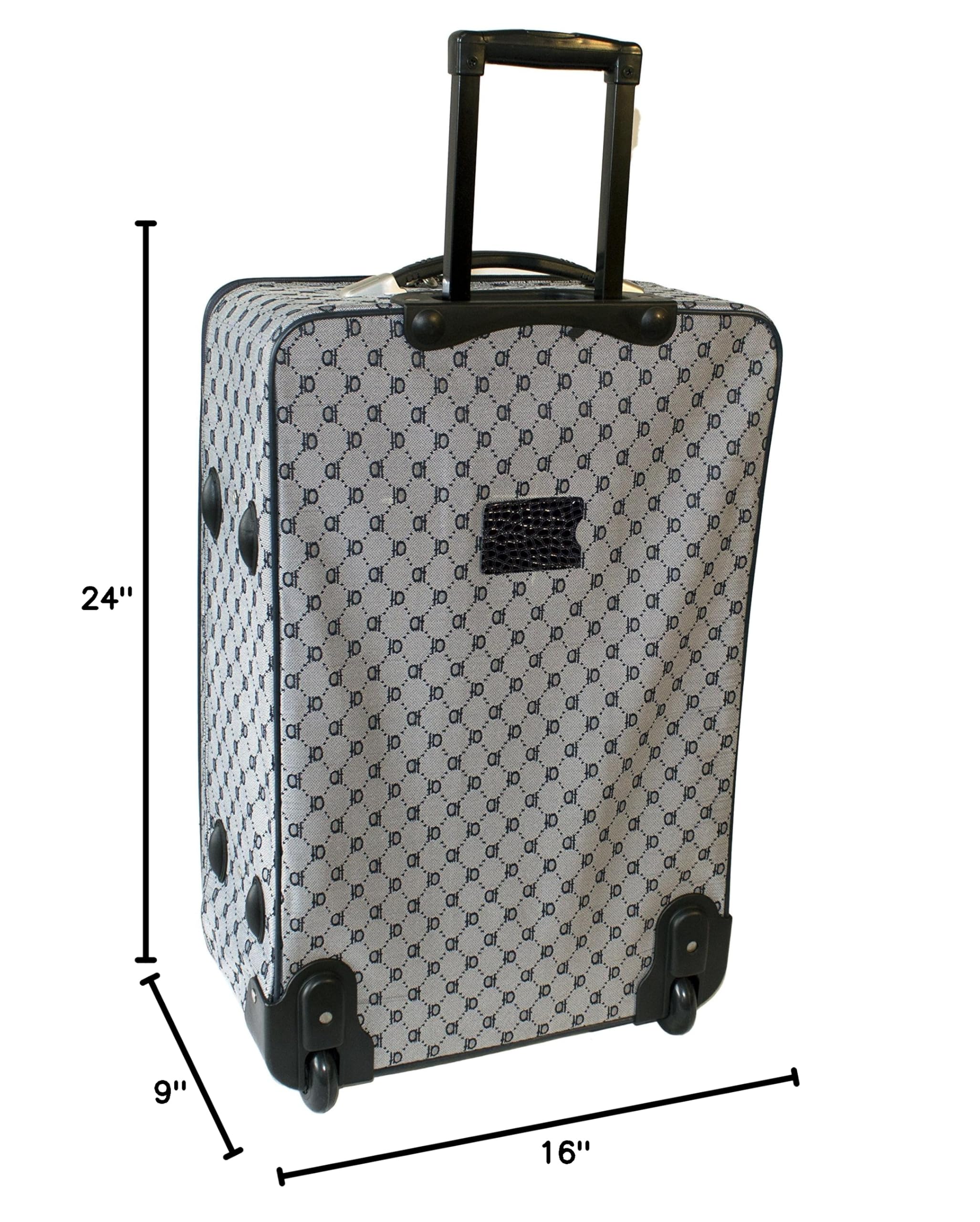 American Flyer Luggage Signature 4-Piece Set - Navy Blue Expandable Suitcase Set with Spinner Wheels for Travel | Perfect for Family Vacations, Business Trips & International Adventures