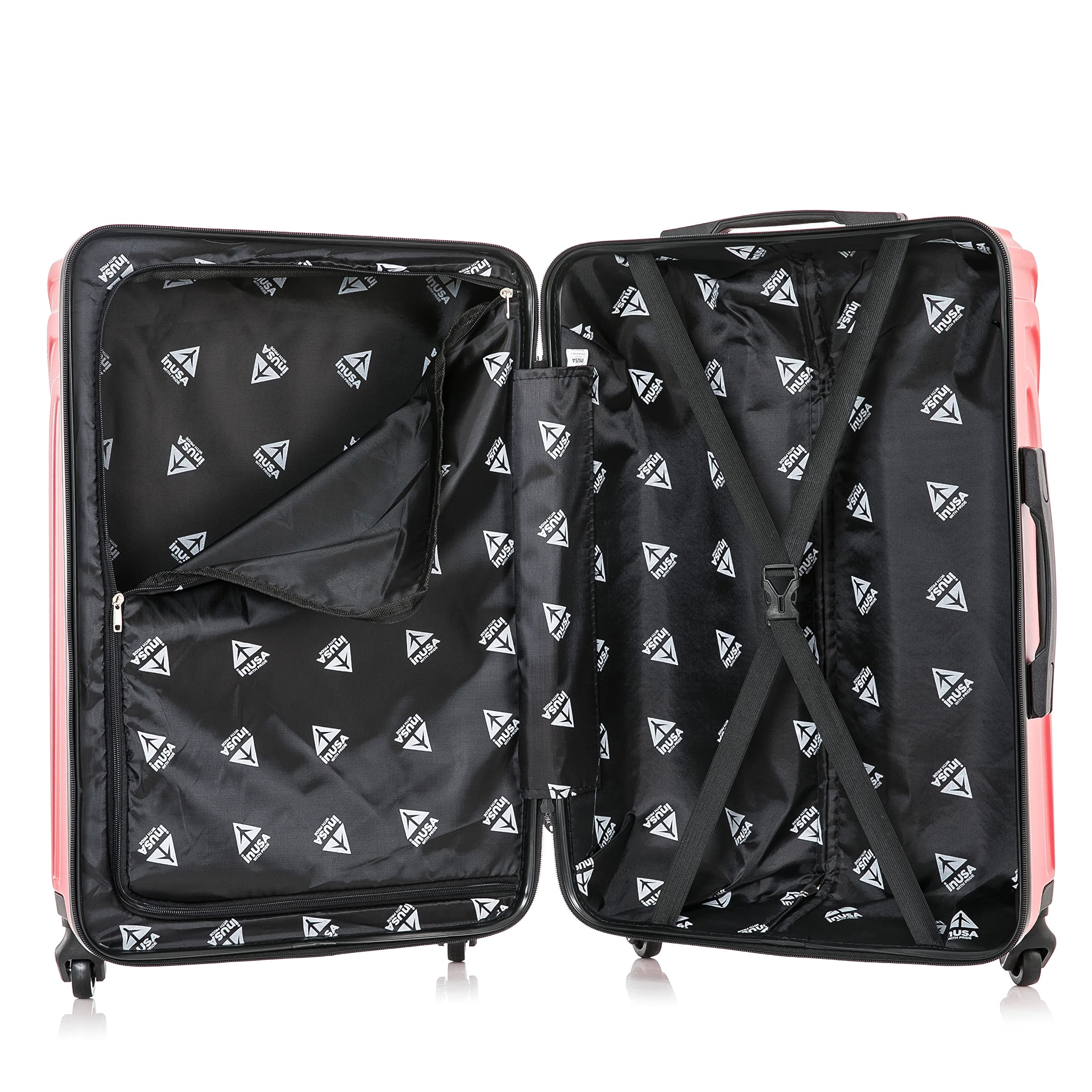 VASTY 28-Inch Hardside Spinner Luggage - Lightweight Durable Suitcase with Trolley Handle & Smooth Wheels for Air Travel, Large Checked Bag (Red) - Perfect for International Flights, Family Vacations & Business Trips