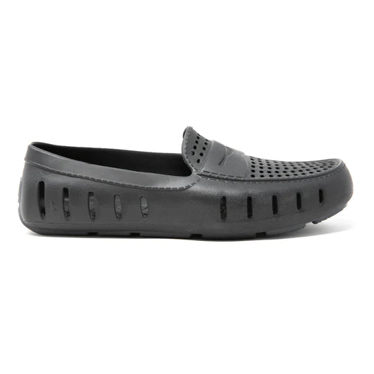 Black Floafers Driving Shoes for Men - Comfortable Slip-On Loafers for Casual Wear & Long Drives - Perfect for Commuting, Travel & Everyday Use
